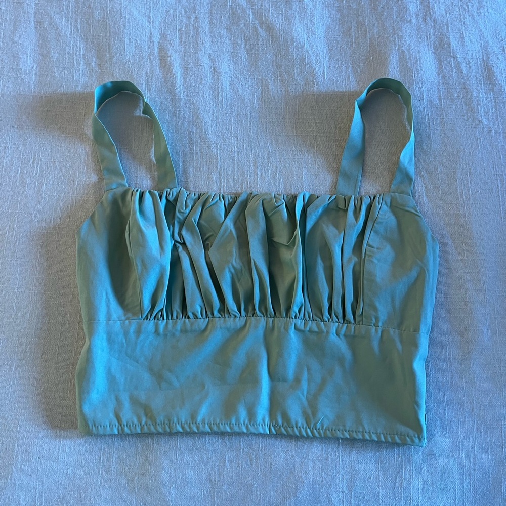 Mint Green Crop Top